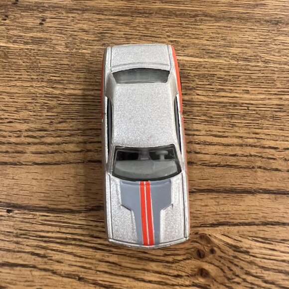 Hot Wheels Dodge Challenger Concept Die-Cast Car Silver W/ Red & Blue Stripes - Picture 3 of 4